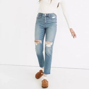 Madewell | The Perfect Vintage Jean in Denman Wash (Ripped)